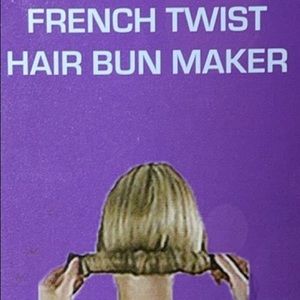 FRENCH TWIST hair bun maker